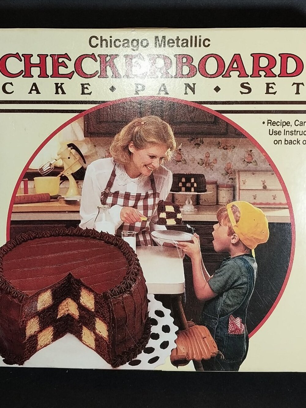 Chicago Metallic Checkerboard Cake Pan Set